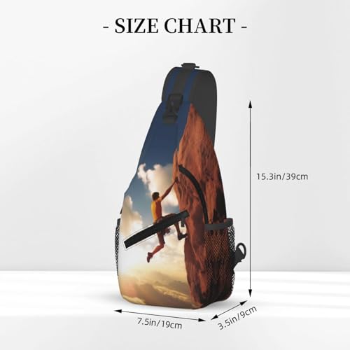 Mochila tipo Bandolera Deportiva Negra para Senderismo miniatura 2