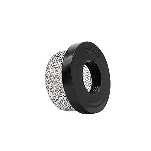 Colador metálico de malla inoxidable 3/4"-14 hilos miniatura 2
