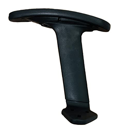 Image of GOYALSON Handle Office Chair revolving Visitor Chair Durable Handle Set nut Bolts & Key fit to Every Chair (Black with Circular Pad)