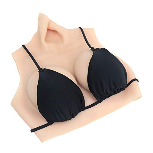 ROANYER 女装 おっぱい Dカップ シリコンバスト 男の娘 性転換 コスプレ 女装子 女装男子 乳ガン術後 偽乳 変装 デカいおっぱい 男性用 原神 刻晴 胡桃 コスプレ