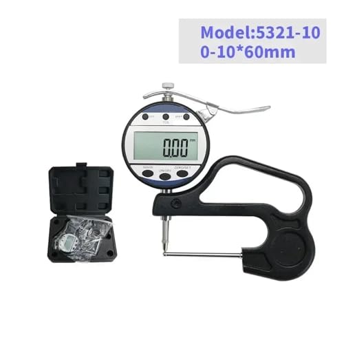Calibrador digital de espesores 0,01 mm, rango 0–12,7 mm, modelo 5321-10 miniatura 2