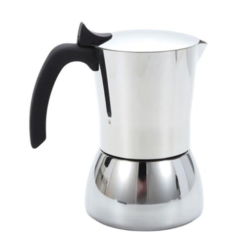 Elnwnnkc Extractores de café modernos para estufa, cafeteras de 200 ml, hervidores de construcción resistentes a la oxidación, perfectos para los amantes de los espressos, cafetera italiana