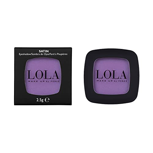 Lola Make Up by Perse Mono Eyeshadow with Natural Ingredients Vegan and Cruelty-Free Eye Makeup Palette High Coverage Satin Eye Shadow for Women, Pink (004)