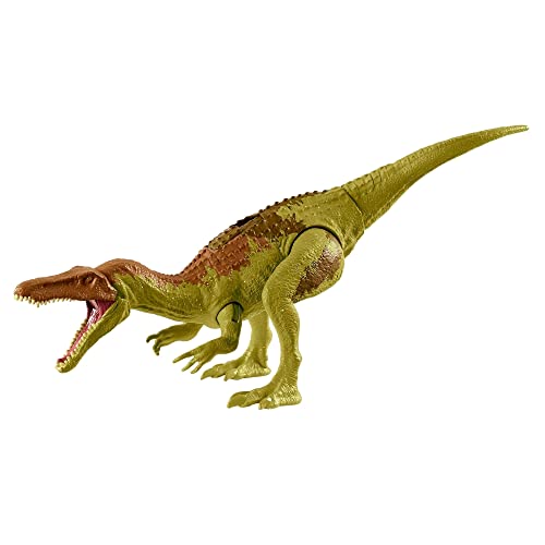 Jurassic World GWD12​ Roar Attack Baryonyx Limbo Camp Cretaceous Dinosaur Figure with Movable Joints, Carnivore, Kids Gift 4 Years & Up​, Multicolor, 13.53 cm*10.46 cm*32.28 cm