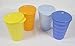 Tupperware 16oz Impressions Dripless Tumblers & Straw Seals Set of 4 Summer 2015 New