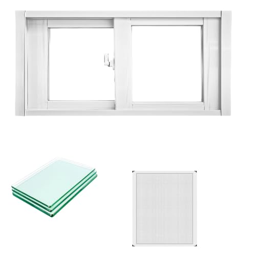 Ventana blanca de reemplazo para evitar humedades en graneros y cobertizos 2