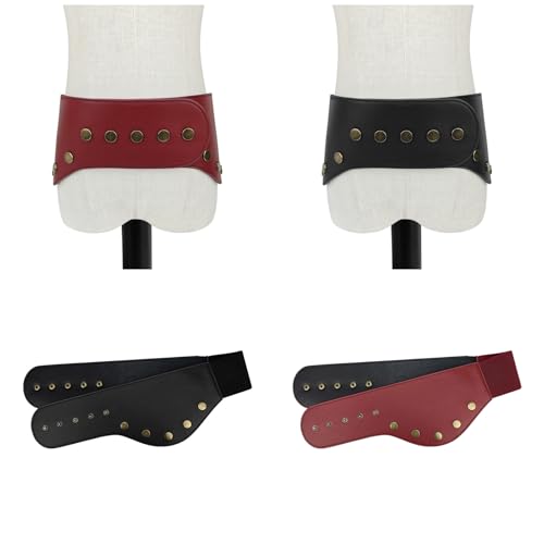 Oversized Waist Belt Punk Wide Chain Heavy Duty Corset Modern Waistband Waist Chain Studded Belt2