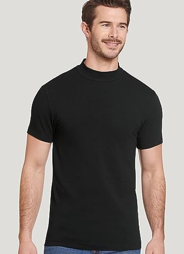 Jockey Men's Baselayer Cotton Stretch Mock Neck Tee3