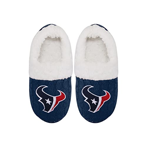 Image of FOCO Womens NFL Team Color Moccasin Slippers | Casual Slippers
