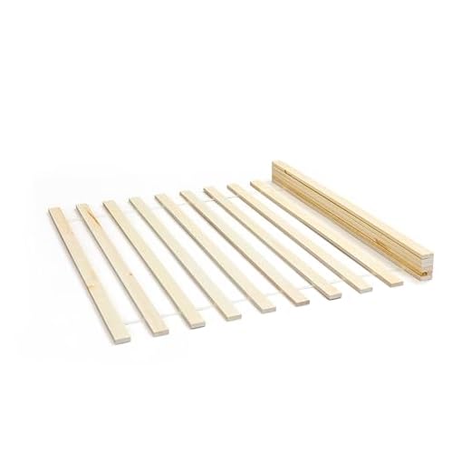 Inter Link Rete a doghe 90 x 200- Rete a doghe su rotelle Doghe per letto 1 persona Pino massiccio Naturale LxPxH 200x90x2 cm