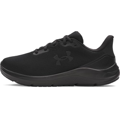 Under Armour Women's Charged Pursuit 4, (002) Black/Black/Black, 8.5, US