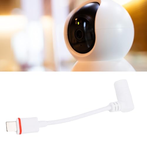 Cable adaptador USB C para panel solar Ring Spotlight Cam Pro y Stick Up conector 4.5 8