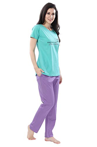 Image of Soulemo Women's Cotton Printed Night Suit Pack of 1
