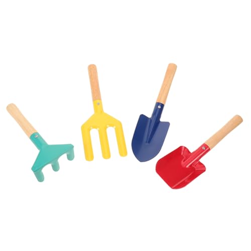 SUPVOX Pala De Jardín Incluido Rastrillo y Tenedor para Jardines Domésticos Proyectos Escolares y Jardinería Infantil Herramientas De Excavación para Plantar Flores