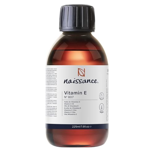 Naissance Vitamina E n. º 807 (Aceite) – 225ml - Natural, vegana, libre de hexano y no OGM.