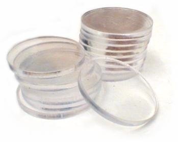 Mrc Lot Of 50 Clear Acrylic Poker Chip Spacers #TOP2