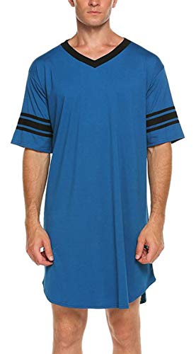 Chemise de nuit homme coton Maeau anti-irritation pour sommeil paisible