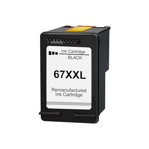 Aulay 67 XXL Ink cartridges Black 67xl XL Black Ink Cartridge...