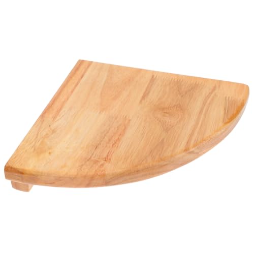 Levemolo Estante de Pared de Madera Sectorial para Esquina Soporte para Almacenamiento y Decoración de Dormitorio Repisa Colgante Versátil para Sala y Estudio