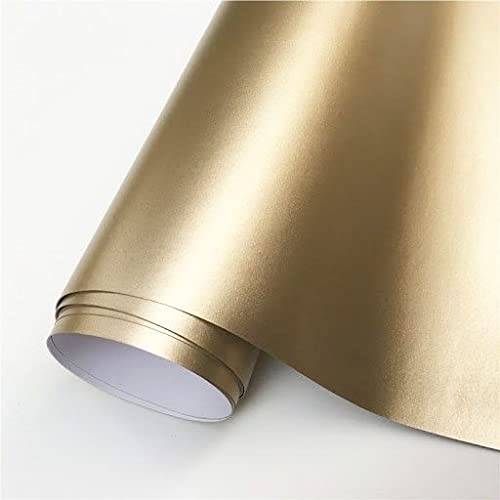 Image of CVANU Air Release Light Gold Matte Chrome Metallic Car Vinyl Vehicle Wrap CV-15 12''x100''inch