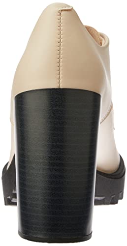 Tamanco Salto, Moleca, Feminino, Creme