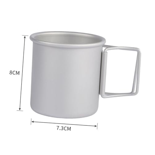 Tasses pliables de camping légères et gobelets portables en aluminium - 4