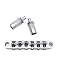 Guyker Guitar Tune-O-Matic Roller Saddle Bridge for Gibson EPI Les Paul LP SG Style 6 String Electric Guitar Replacement Part - Chrome