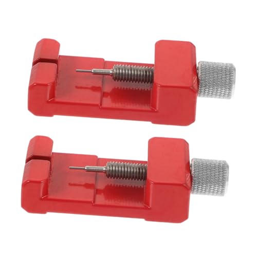 WHAMVOX 2sets Kit Professionale Per Rimozione Dei Link Orologio Strumento Per Cinturini Con Perni Di Ricambio Adatto Per Riparazioni Orologi e Regolazioni Cinturini