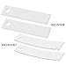 2pcs WE1M504 Dryer Front Drum Glide kit & 2pcs WE1M1067 Dryer Bearing Slides,Replacement for GE Hotpoint WE1M333 PS755842 963512 B003BVPY5G WE1M333 AP3206716