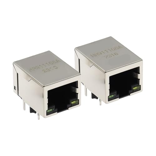 Conector RJ45 HR911105A puerto único Ethernet LAN para soldar en PCB pack de 10 2