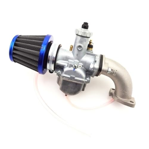 Filtre de carburateur 26mm avec tuyau bleu pour moto cross XR50 Dirt Bike