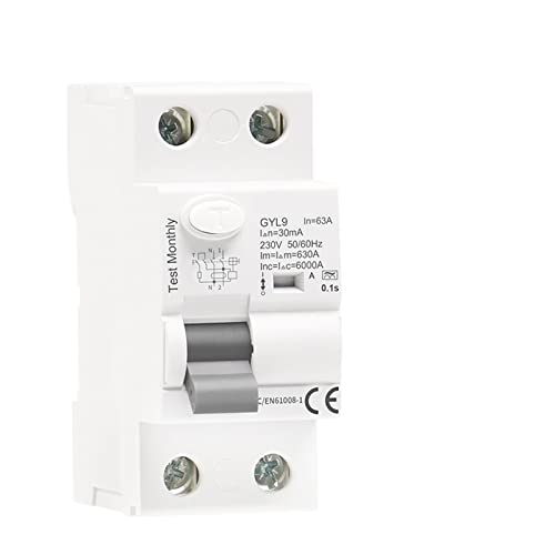 Disjoncteur différentiel électromagnétique GYL9 de haute précision Type A 63A