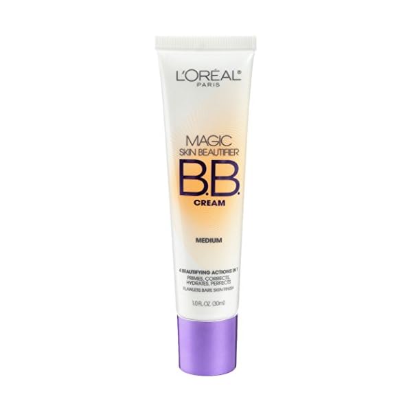 LOreal-Paris-Makeup-Magic-Skin-Beautifier-BB-Cream-Tinted-Moisturizer-Face-Makeup-Medium-1-fl-oz L'Oréal Paris Makeup Magic Skin Beautifier BB Cream Tinted Moisturizer, Medium, 1 fl oz, 1 Count