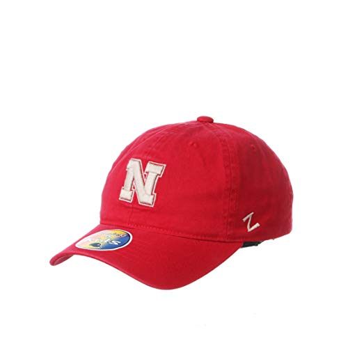 NCAA Nebraska Cornhuskers Adjustable Scholarship Hat Kids Team Color, Nebraska Cornhuskers Red, Adjustable