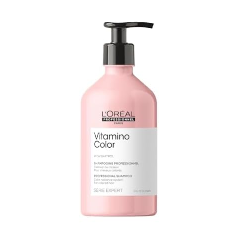 L'Oreal Professionnel Vitamino Color Shampoo | Protects & Preserves Hair Color | Prevents Damage | Adds Vibrancy & Enhances Shine | For Color Treated Hair | 16.9 Fl. Oz. Cover