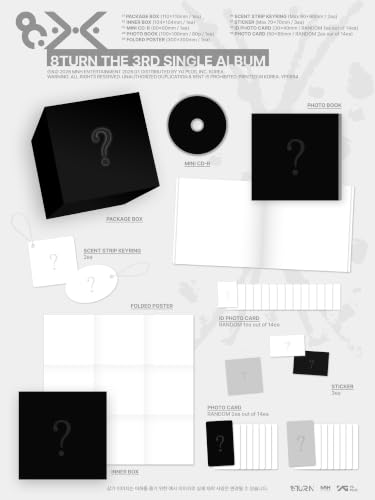 8TURN 8.X 3er álbum individual el regalo coleccionable ideal para fans de K-Pop 3