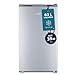 Stolthoff® Gefrierschrank klein 63L, Mini Gefrierschrank, 4 Sterne Tiefkühlschrank bis -18 °C, leise 39 dB, Türanschlag wechselbar, freistehend, für Küche/Büro/Keller/Camping, Silber