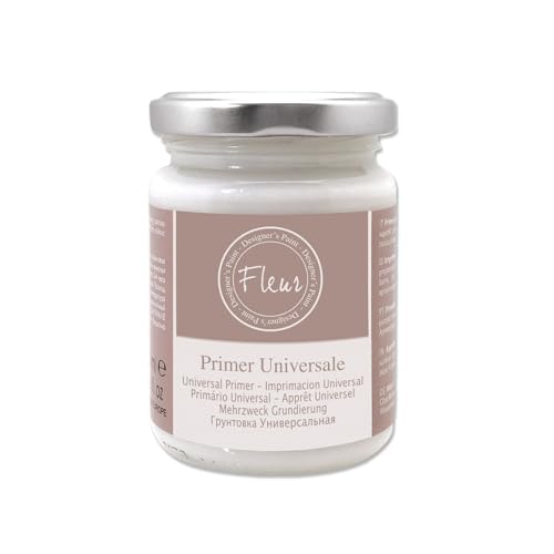 Fleur Paint 12602 - Fondo acrílico (para superficies no porosas, 130 ml) color blanco