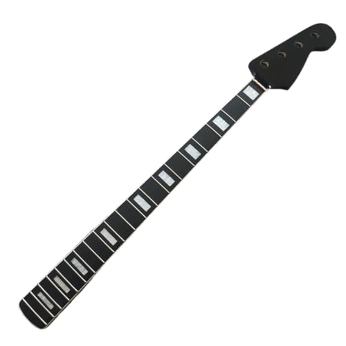Black Bass Guitar Neck Replacement with Rosewood Fretboard