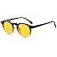 Black Clear Frame - Yellow Lens