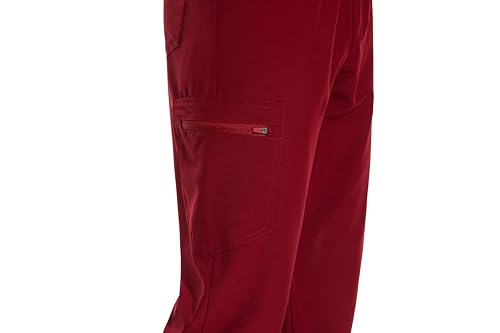 image for COZYFIT Men Scrubs Set — Stretch V-Neck Scrub Top & Jogger Pant with