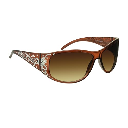 proSPORT Women Chic Oversized Rhinestone Silver Butterfly Crystal Bling Trendy Fashion Sparkle Sunglass