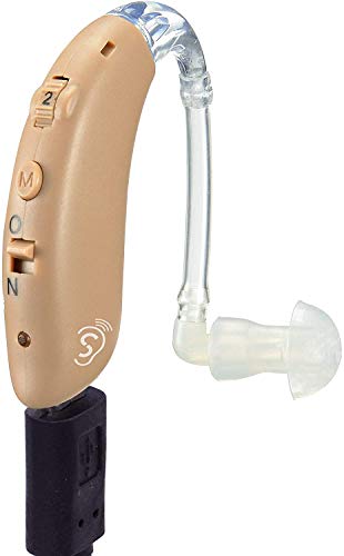 Amplificador Auditivo Audioactive con Bater�a Recargable, 40 Horas de Uso Continuo, Se Carga Completamente en 4-6 horas, Indicador LED con Sonido de Pitido, Carcasa con Revestimiento Nano