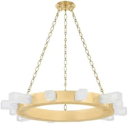 Corbett Lighting 342-35-VB Citrine - 588W 12 LED Chandelier-3.25 Inches Tall and 36 Inches Wide