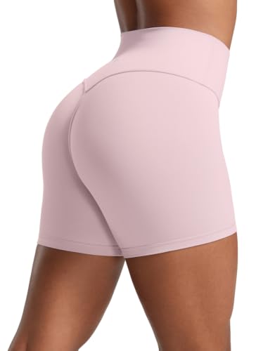 Image of CRZ YOGA Secretsculpt Biker Shorts 4 inch | Booty Scrunch, Butterlift, Buttery Soft, Moderate Compression, Workout, Pilates, No Front Seam, High Waist, for Women