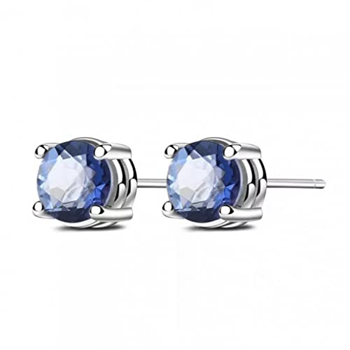 Boucles d'oreilles en Quartz mystique et pierres d'Iolite, le cadeau idéal pour femme