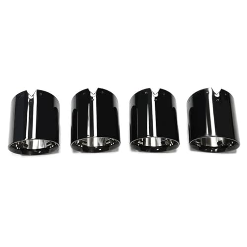 Embouts d'échappement en acier inoxydable noir pour BMW M2 M3 M4