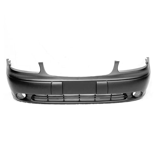 Image of FitParts Compatible with Chevrolet Malibu 1997-2005 Front Bumper Cover | Primed, With Fog Light Holes, Sedan, Ready to Paint, OEM 12463112, GM1000540