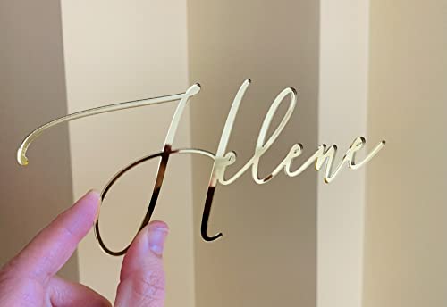 Personalized Cake Charms, Laser Cut Names, Wedding Place Card, Name Cake Topper, Custom Cake Charm, Cake Name Plaque, Birthday Cake Decorations, Baby Shower Decor, Birthday Cake Decor, Anniversary #TOP6