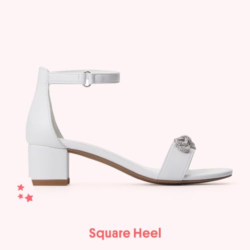 Image of FabKids Girls Braided Open Toe Ankle Strap Flat Lightly Padded Sandals Summer Holiday Party Dress Shoes for Toddler Little Kid Big Kid
